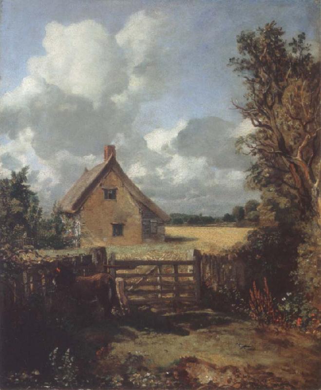 John Constable A cottage in a cornfield oil painting image